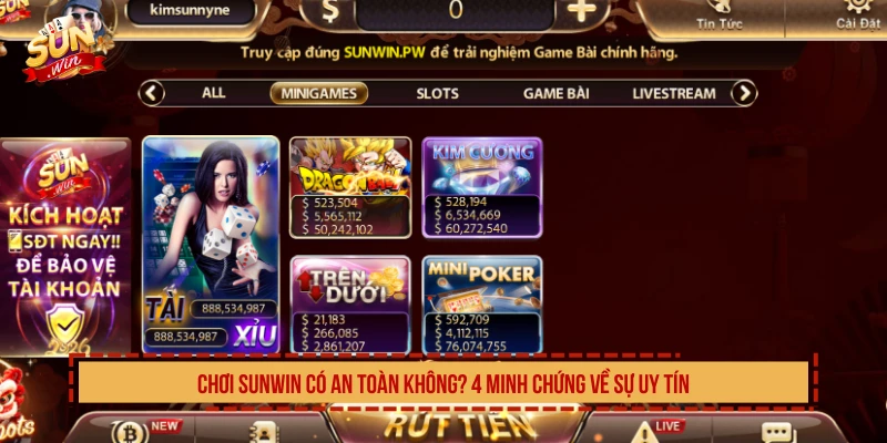 Chơi SUNWIN có an toàn không
