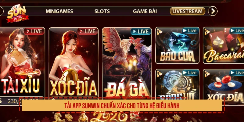 Tải app SUNWIN chuẩn xác cho từng hệ điều hành