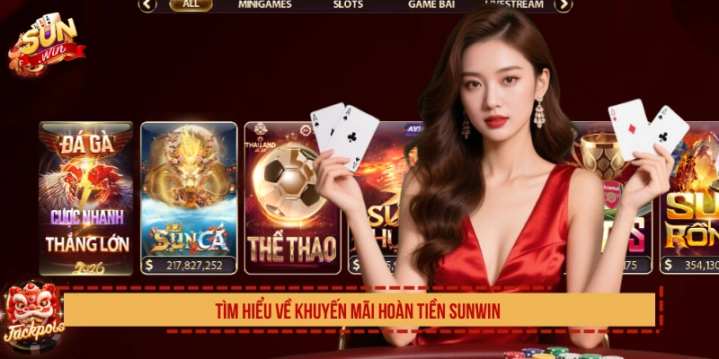 Tìm hiểu về khuyến mãi hoàn tiền SUNWIN 