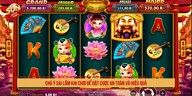 Chú ý sai lầm khi chơi để đặt cược an toàn và hiệu quả